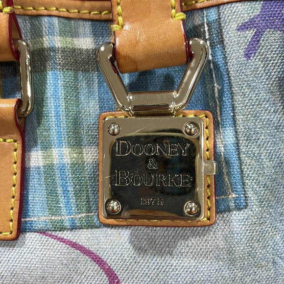 Dooney & Bourke Emma Roberts VTG Canvas Denim Bucket Bag - Picture 3 of 12